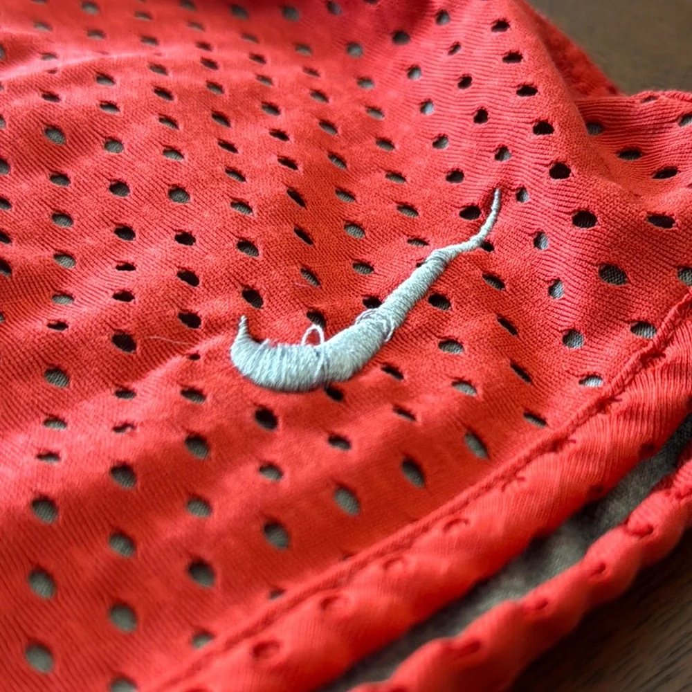 Nike Women's Athletic Shorts - Red, Black, Green - Picture 4 of 16